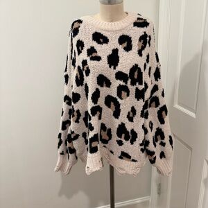 A Beautiful soul Sweater. Polyester Blend. Handwash/ Dry Clean. 1x. Soft.